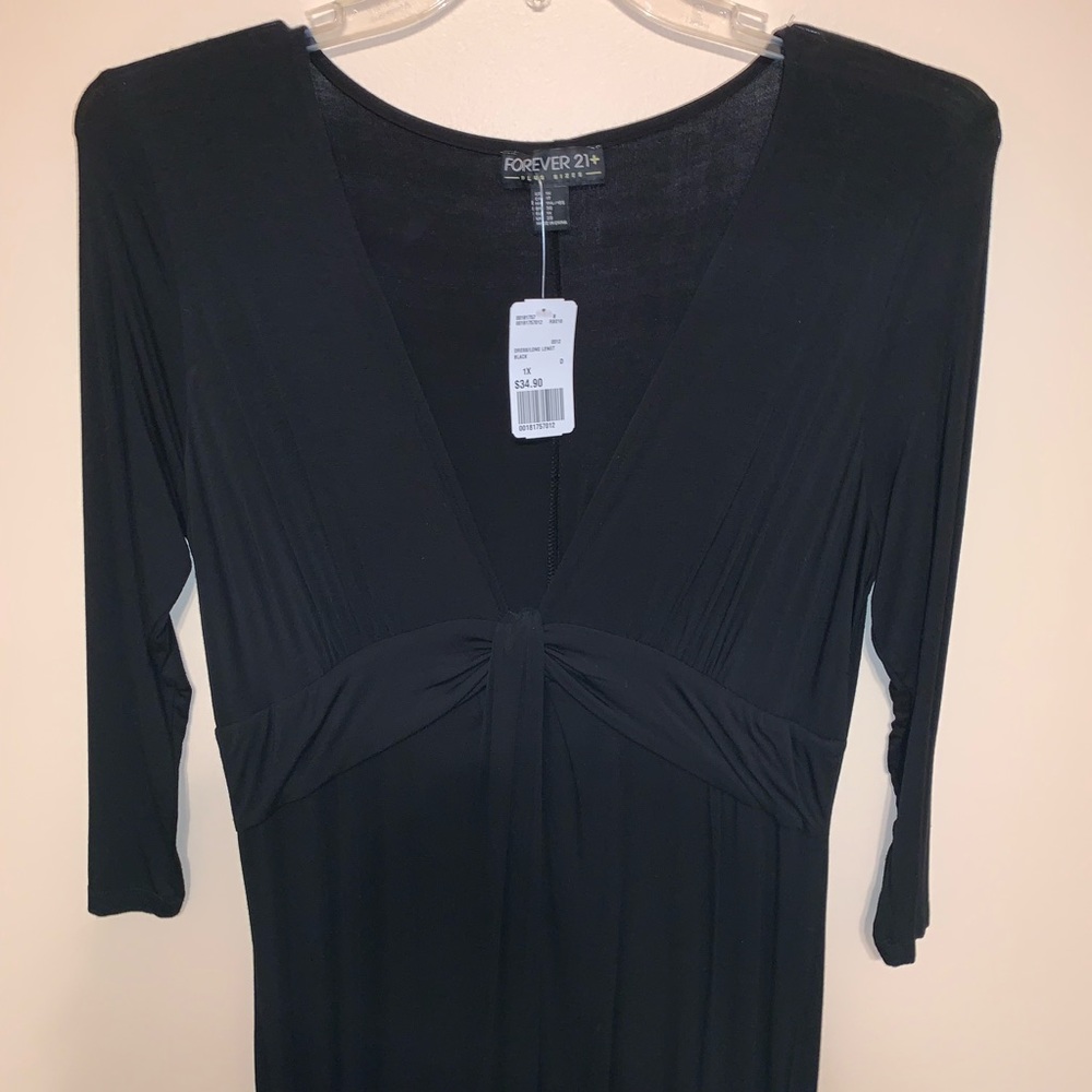 Long Black Dress - plus size